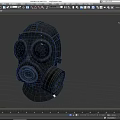 Gas Mask Gas Mask Mask Biochemical Mask Low Face Number Low Model Simple Model Game Sub-era Film and Television Level Super Realistic High Precision 3d model