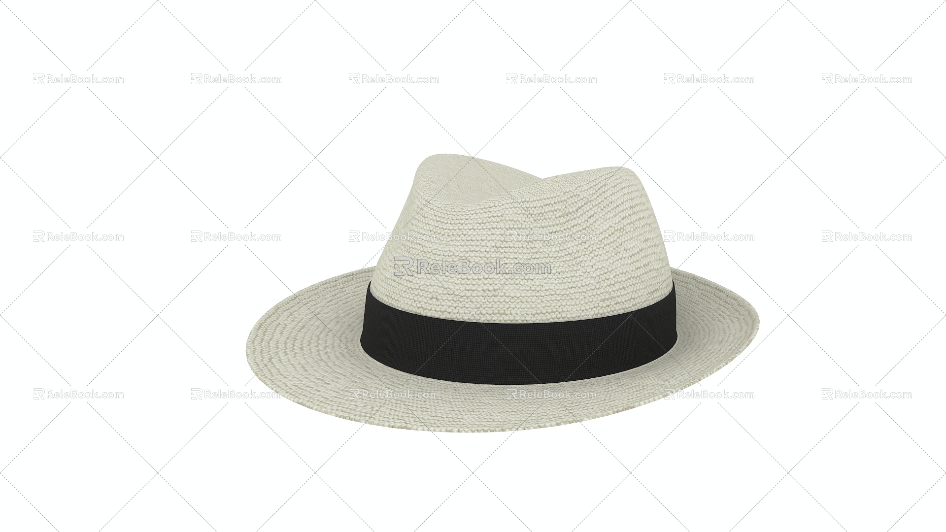 Hat Straw Hat 3d model