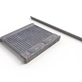 Industrial Metal Grille And Long Support Rod For Equipment Applications