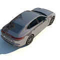Gray Porsche Panamera Luxury Sports Sedan With Sleek Design And Alloy Wheels
