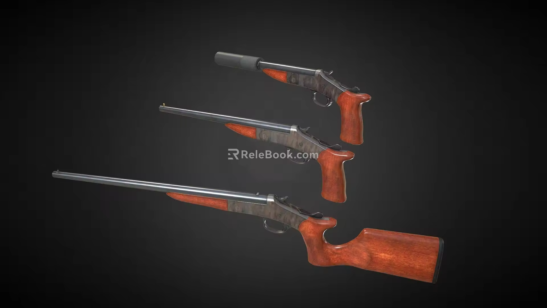 Harrington and Richardson handy gun 3d model