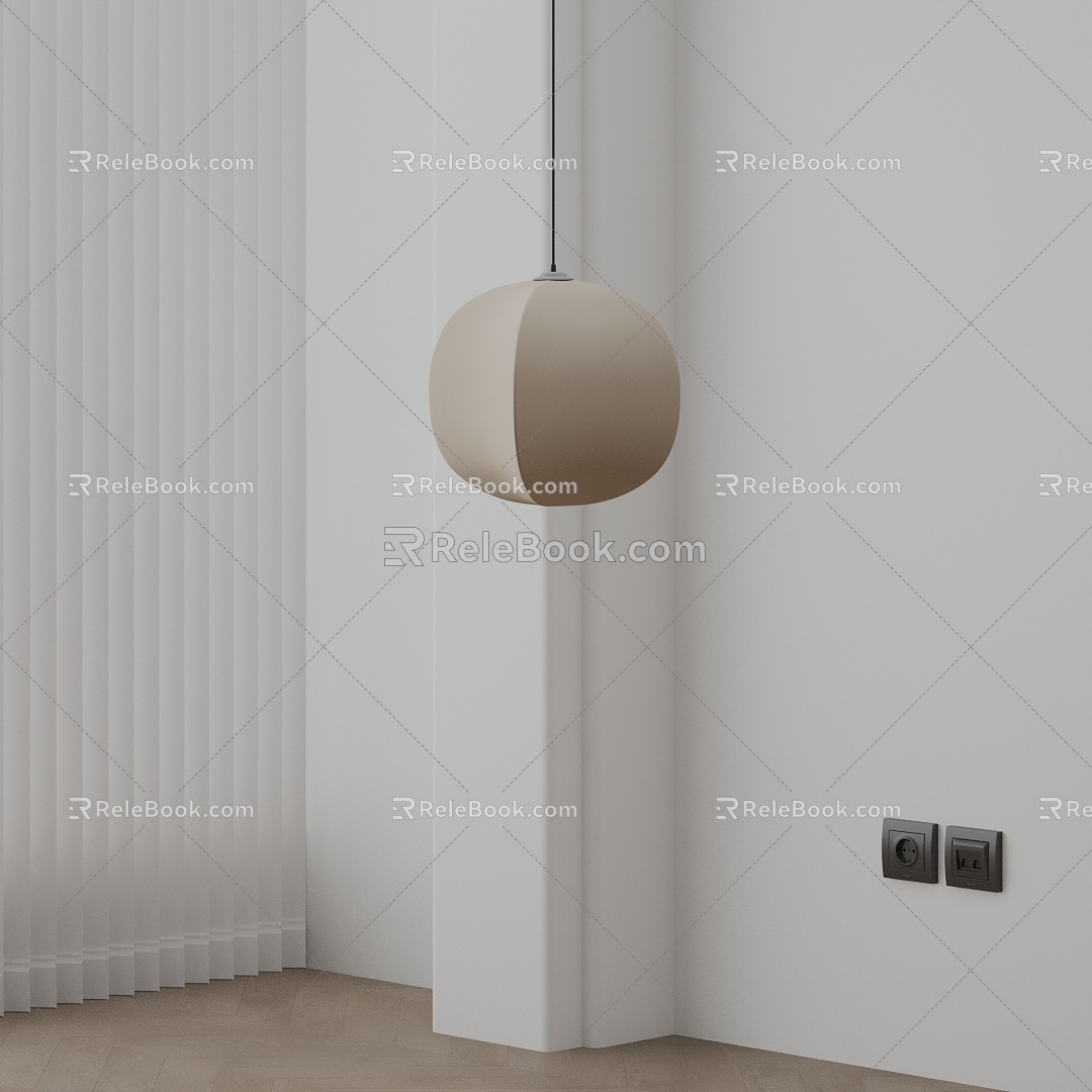 Modern chandelier 3d model