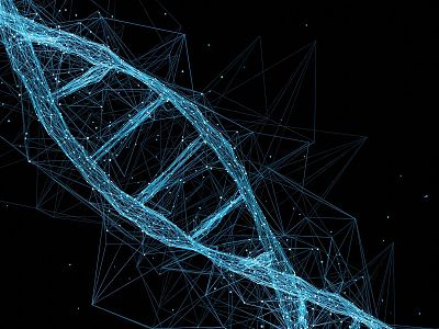 DNA Double Helix DNA Structure DNA Strand Science Fiction Effect Future Technology 3d model