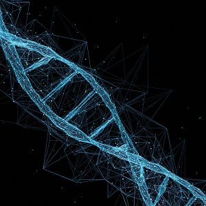 DNA Double Helix DNA Structure DNA Strand Science Fiction Effect Future Technology 3d model