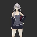 Modern Anime Figurine Display Cabinet With Glass Shelves And LED Lights For Collectibles