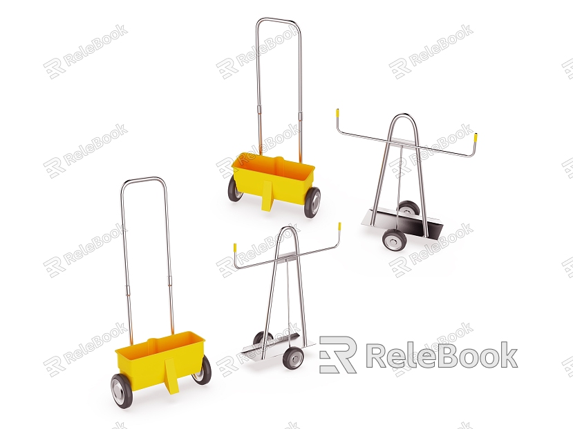 Hardware tool cart model