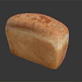 Fresh Baked Loaf of Bread With Golden Crust and Soft Texture