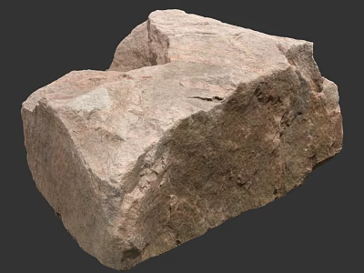 Natural Stone And Wood Elements For Rustic Organic Interior Design Themes 3d model