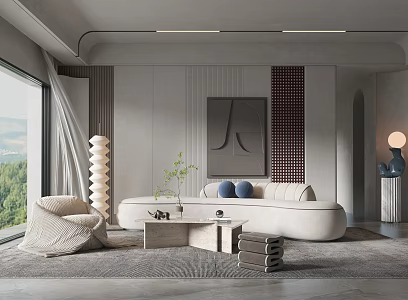 The Silent Living Room 3d model