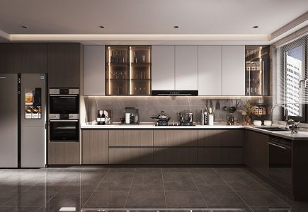 Modern Kitchen 3d model