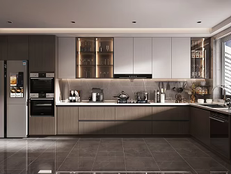 Modern Kitchen 3d model