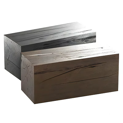 Nordic Stool Wooden Pier 3d model