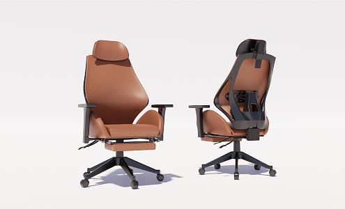 Modern Office Chair Leather Office Chair Electric Chair 3d model