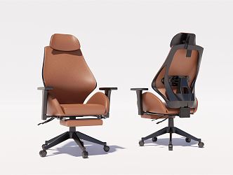 Modern Office Chair Leather Office Chair Electric Chair 3d model