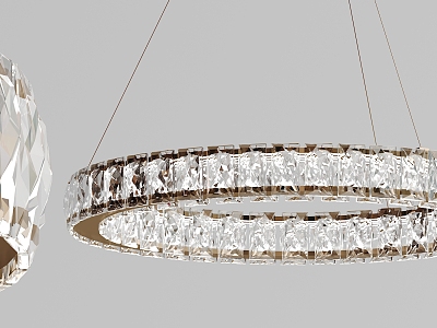 Modern Crystal Chandelier Gold Color Metal Crystal Chandelier model