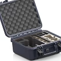 Durable Blue Hard Shell Protective Case With Secure Lock And Carry Handle