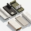 bench sofa stool bed end stool 3d model