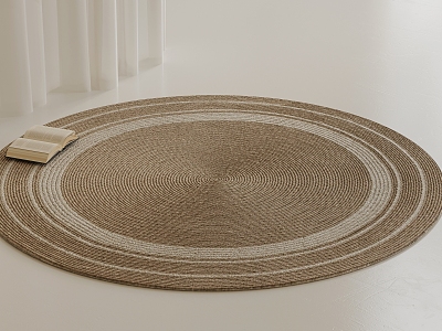 Round carpet 3d model