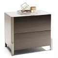 Modern Stylish Nightstands With Drawers Cabinets Metal Legs And Tray Decor