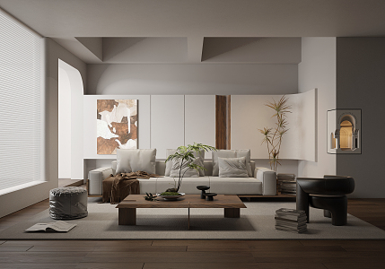 The Silent Living Room 3d model