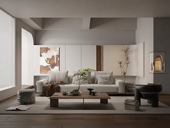 The Silent Living Room 3d model