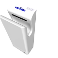 Modern Wall Mounted Electric Hand Dryer As Bathroom Accessories For Quick Drying 3d model