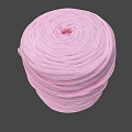 Soft Pink Yarn Skein Neatly Wound For DIY Knitting Crafting Projects