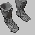 White Tall Riding Boots With Sturdy Design Stylish Stitching And Protective Soles