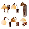 Middle style wall lamp 3d model