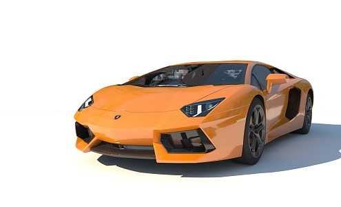 sports car Lamborghini Aventador Lamborghini Daniel Eventado 3d model