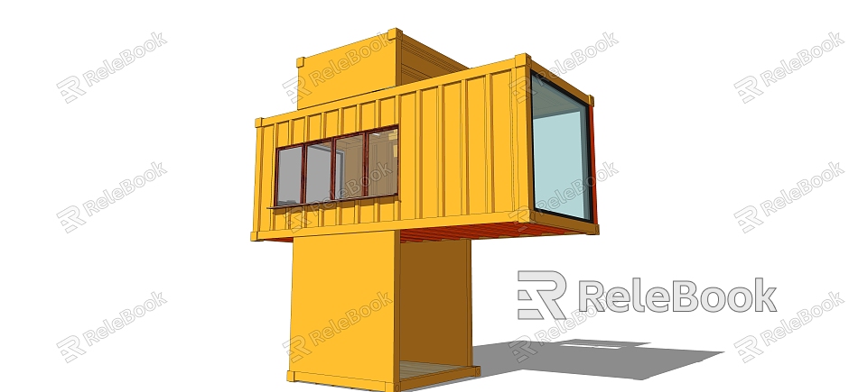 modern container container building model