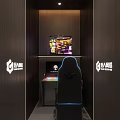 Modern Internet Cafe Interior With Comfortable Gaming Chairs And High Speed Computers