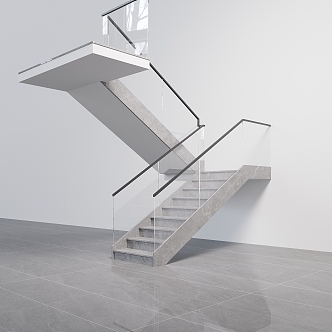 Modern Stairs 3d model