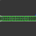 Industrial Inclined Conveyor System With Green Belt And Metal Support Frame