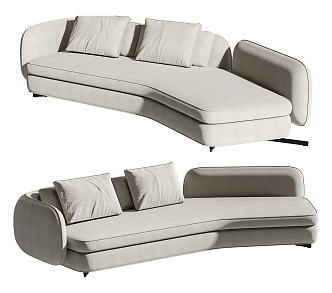 Modern Minotti Multiplayer Sofa 3d model