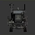 Modern Armored Tank 3D Model With Heavy Tracks Antenna And Railing Structure