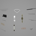 Classical handle 3d model