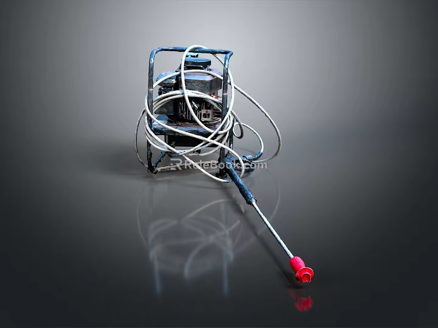 Paint gun airless paint gun spray gun power tools hardware tools machining tools 3d model