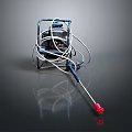 Paint gun airless paint gun spray gun power tools hardware tools machining tools 3d model