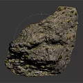 Natural Rockery Stone Featuring Grayish White Color Green Moss And Rough Surface For Garden Landscaping