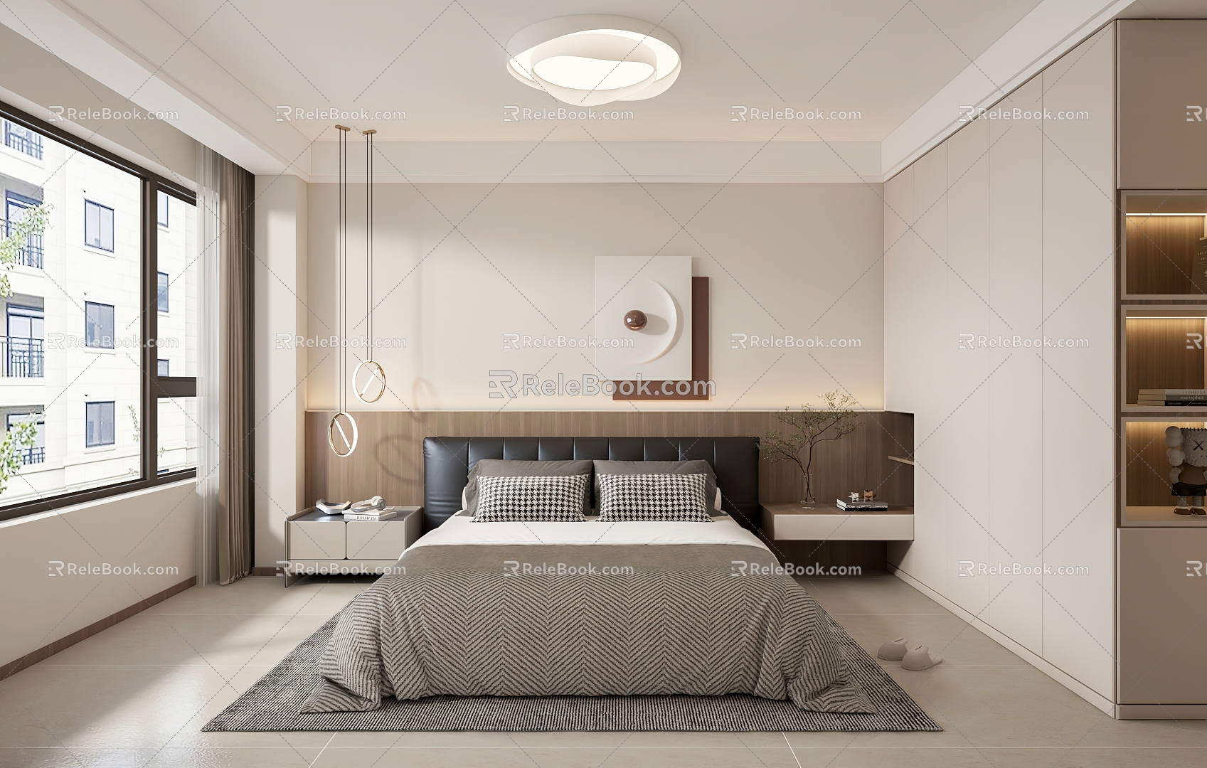 Modern Bedroom 3d model