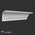 Elegant White Architectural Molding With Detailed Grooves For Home Interior Decor