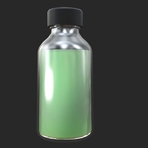 Small Bottle Medicine Bottle Plastic Bottle Round Bottle Medicine Bottle Experimental Sample Bottle Reagent Bottled 3d model