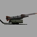 Air Defense Missile Tracking Missile Military Weapon Rocket Military Games 3d model