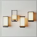 New Chinese-style Table Lamp Table Lamp Combination 3d model