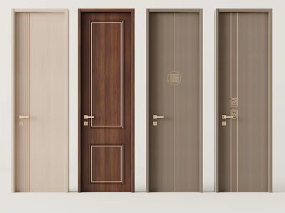 Door Bedroom Door 3d model