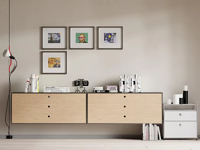 Modern Bauhaus Storage Rack 3d model