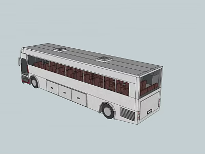 modern bus 3d model