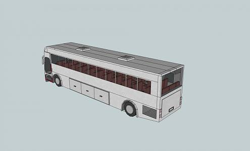 modern bus 3d model