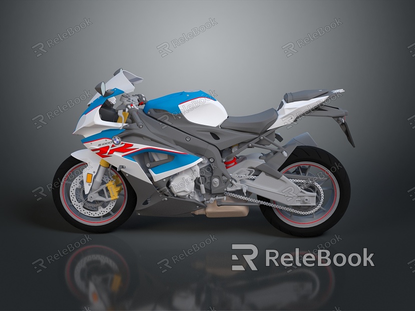 Motorcycle Two-wheeled Motorcycle Cross-country Motorcycle Road Race Motorcycle Motor Vehicle Transport model